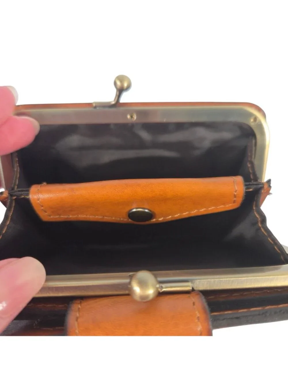 Patricia Nash Burnished Leather Embossed Iberia Wallet W/ RFID Protection